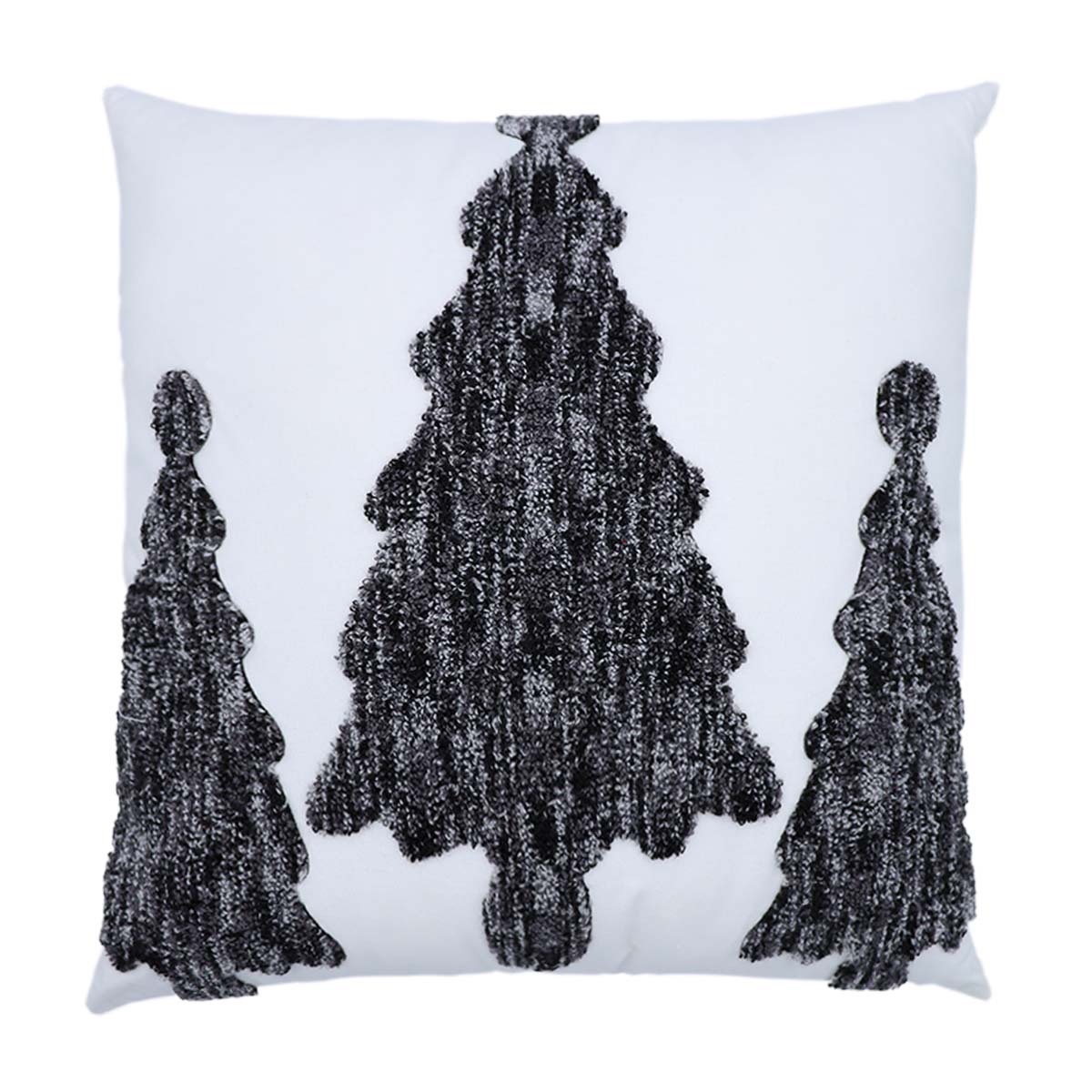 New cross-border Christmas series towel embroidered linen pillowcase sofa bedside Christmas atmosphere tufted pillow cover Item Picture