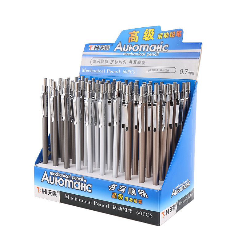 Tianhao 6901 Student writing Tools Activity Pencil Factory Direct Sales 0.5/0.7 simple office mechanical pencil Item Picture