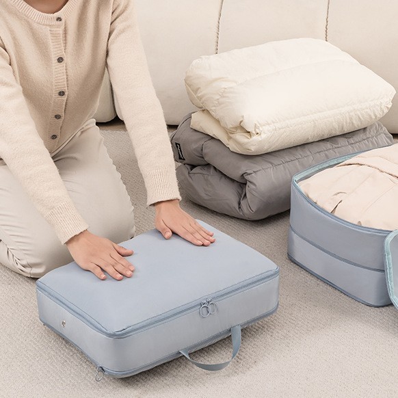 Clothing compression storage bags, Oxford cloth storage bags, portable storage bags, clothes and quilts moving and organizing storage bags details Picture