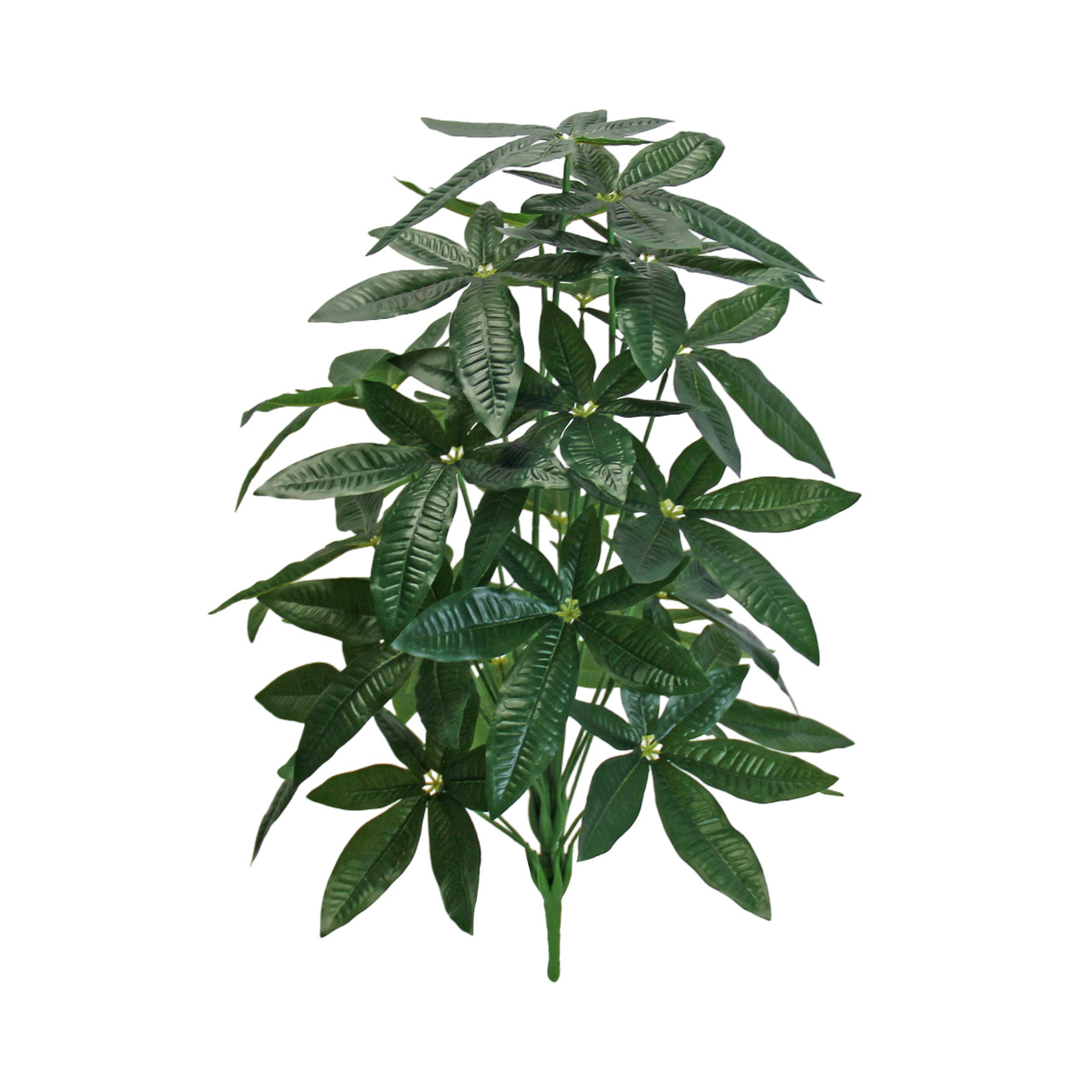 Artificial green plants such as the money tree for the entrance decoration, PVC plastic artificial plants for the living room floor decoration Item Picture