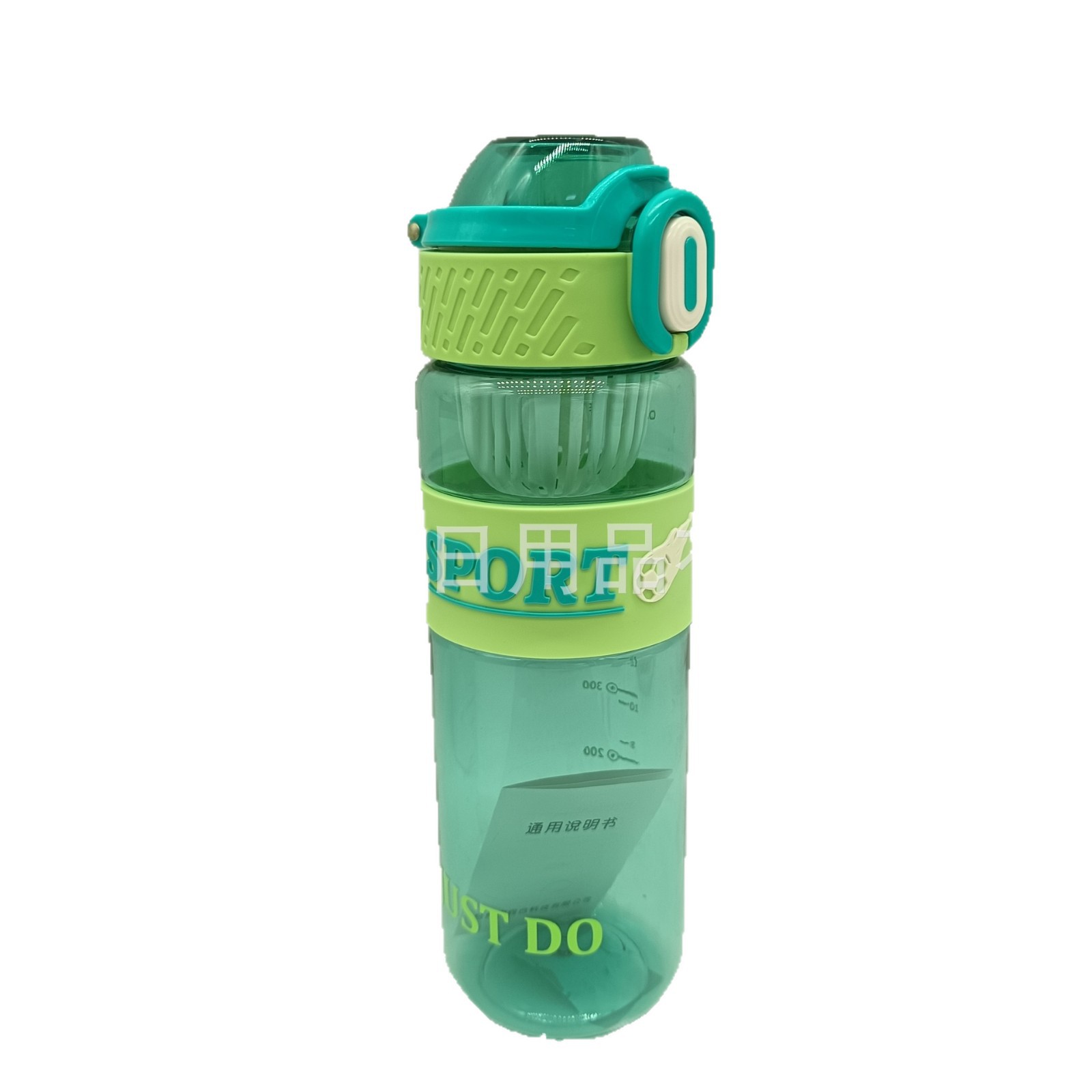 High-appearation-level plastic large-capacity water cups for both men and women, portable and hand-held, with bouncy LIDS, are simple and elegant sports and fitness water cups Item Picture