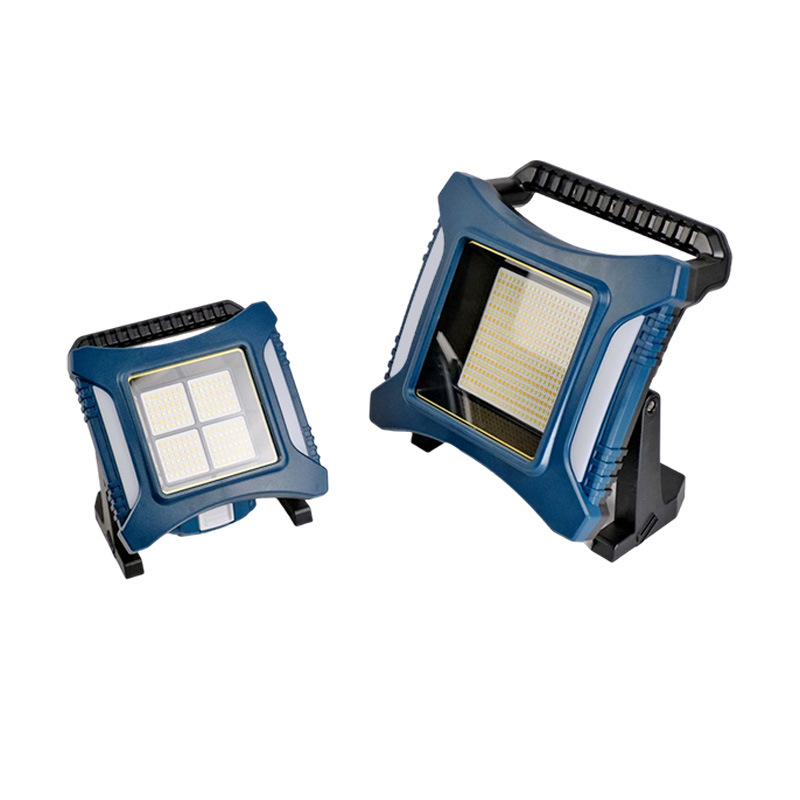 Cross-border outdoor portable lamp, charging, ultra-long battery life, flashing strong light, night fishing camping lamp, detachable battery patrol lamp Specification image