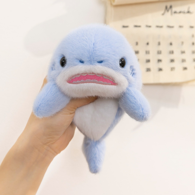 Ocean Series Black Tiger and Whale plush toys, aquarium souvenirs, Seal Palm Treasure event, and shark spray details Picture