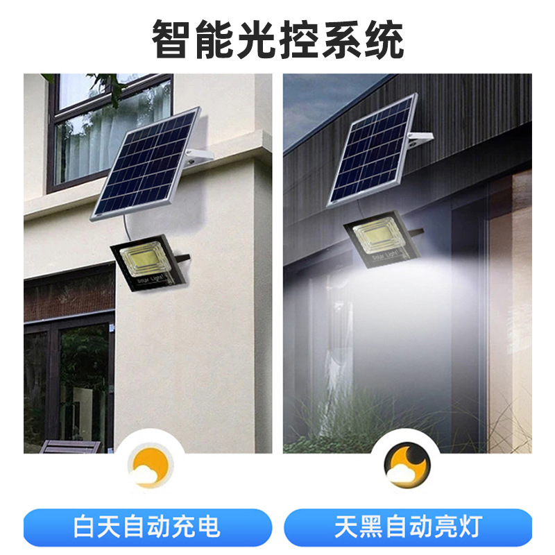 Solar lamps for the benefit of the people, household park, villa, cross-border outdoor waterproof courtyard lamps, floodlights, new rural street lamps Specification image