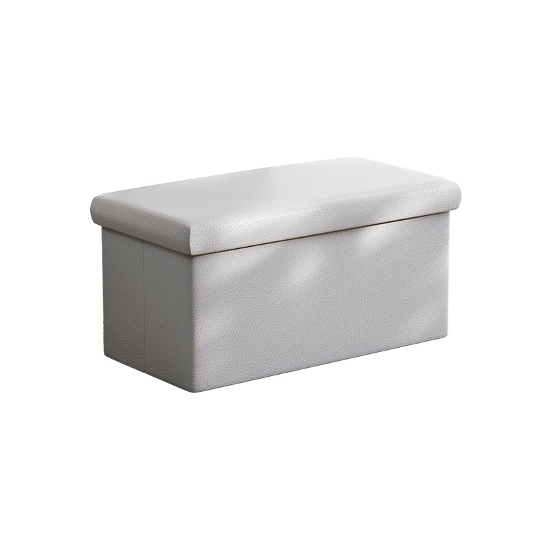 新款皮革收纳凳多功能可折叠可座人收纳沙发凳卧室鞋店专用换鞋凳