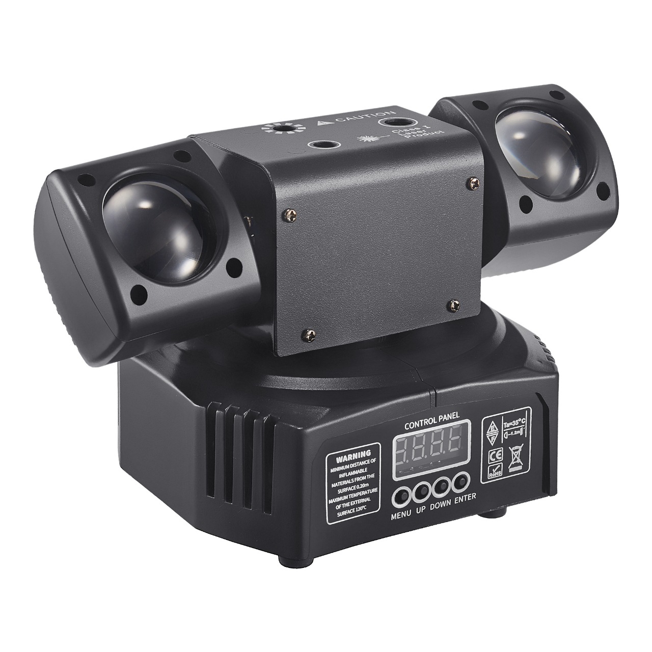 Cross-border best-selling Golden Hoop rod three-in-one effect light, bar and ktv rotating beam moving head light, atmosphere rendering led pattern laser effect light, factory direct sales Item Picture
