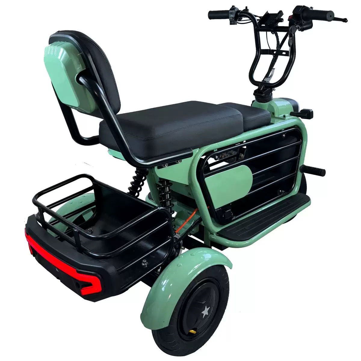 Electric tricycles are portable transportation vehicles for the elderly, adults for both men and women to pick up and drop off children, buy groceries, and carry pets Item Picture