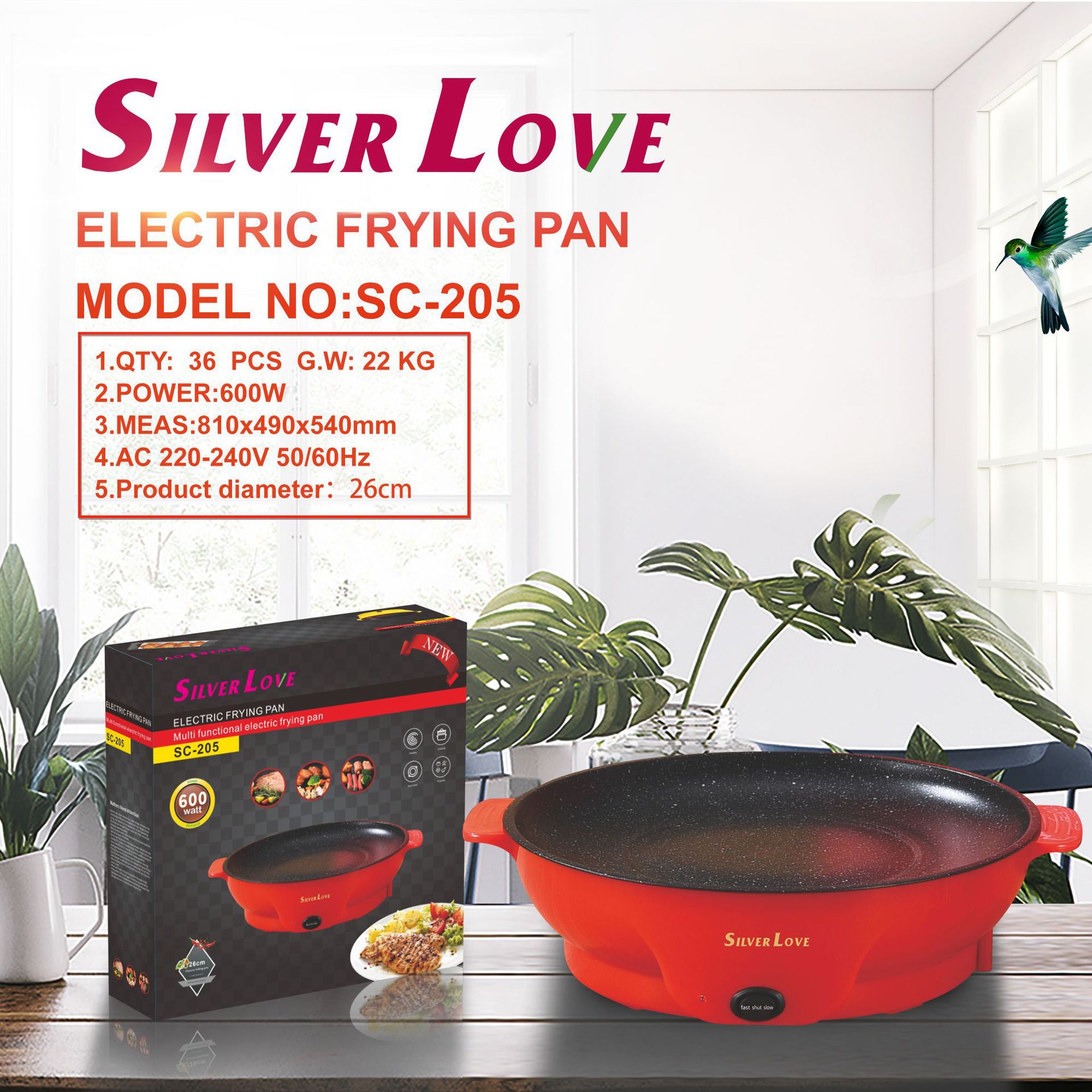 外贸出口 家用电烤盘电烤炉便携式烤肉锅 600W大概率欧规英文现货z209