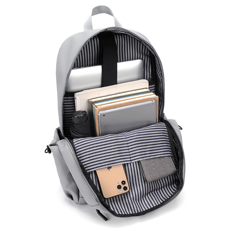 Cross-border casual backpack, men's business commuting computer backpack, trendy travel student backpack logo Specification image