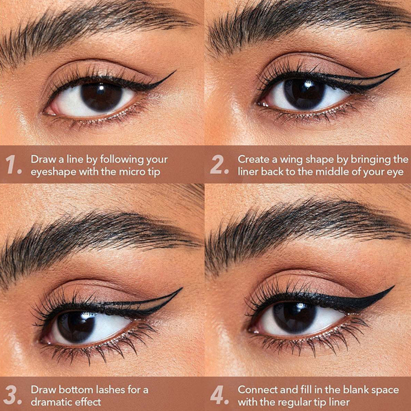 【 Cross-border Exclusive 】TaoBeauty7D Eyeliner Pen Waterproof, Sweat-proof, Non-fading and Non-smudging Eyeliner Pen wholesale Application Scenario