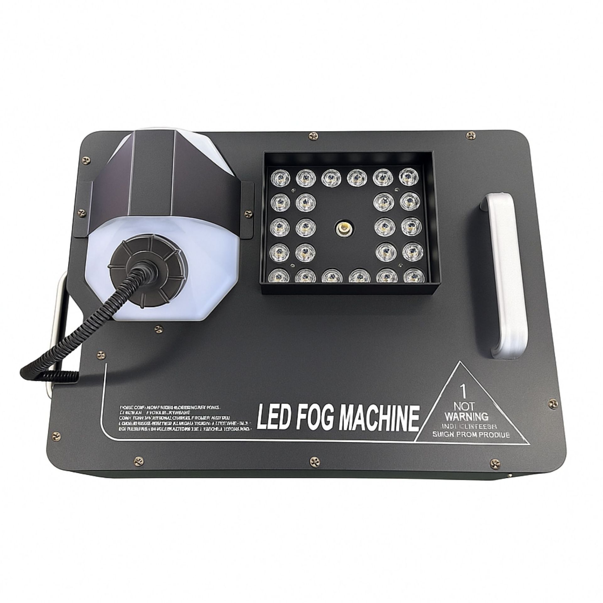 Factory direct sales of 1500W stage 24-light air column smoke machine, bar, nightclub, music festival atmosphere rendering, large-scale wedding event LED seven-color smoke machine, powerful smoke spraying equipment Item Picture