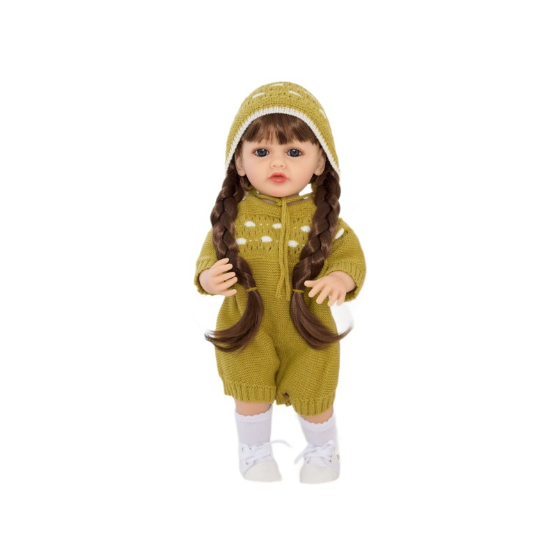 Foreign trade 55 cm realistic vinyl reborn doll doll doll, English dialogue soft rubber children's toy gift Item Picture