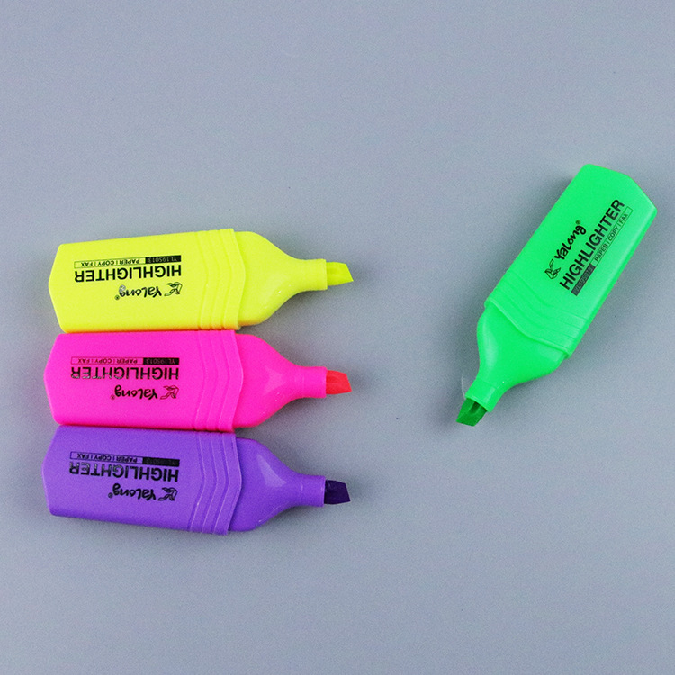 Yalong Cross-border brand children's bucket highlighter, highlighter notebook number pen, 30 mixed highlighter pens Item Picture