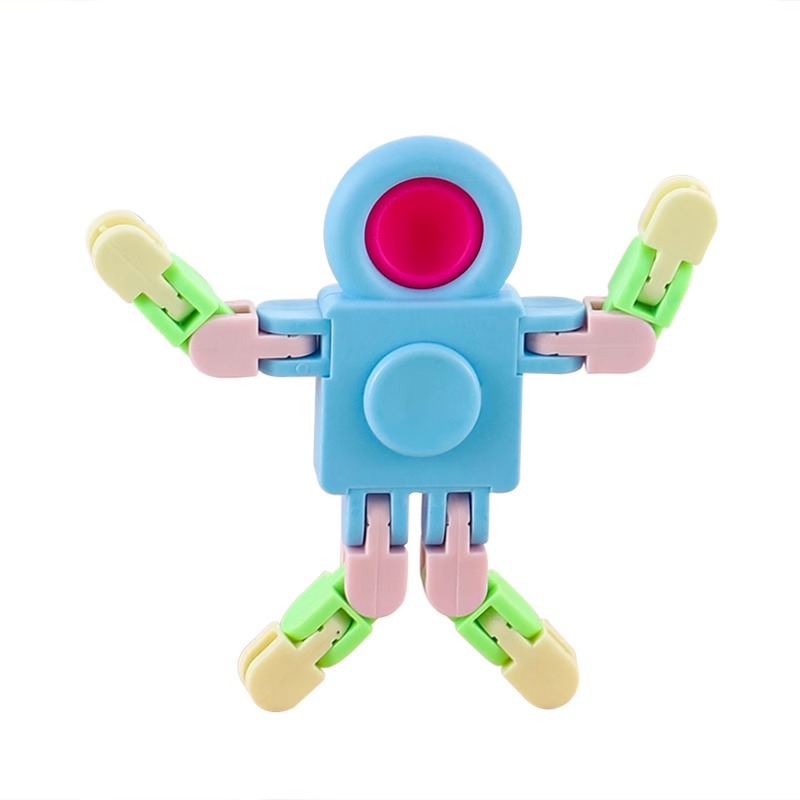 Astronaut deformation stress-relieving chain fidget spinner, stress-relieving toy, kindergarten gift, children's gift, student prize Item Picture