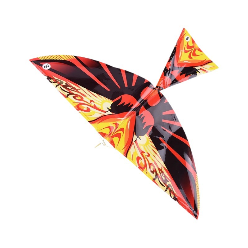 Children's outdoor rubber band, Lu Ban Bird, airplane flapping wing assembly, flying, spinning, hand-tossed simulation bird toy Item Picture