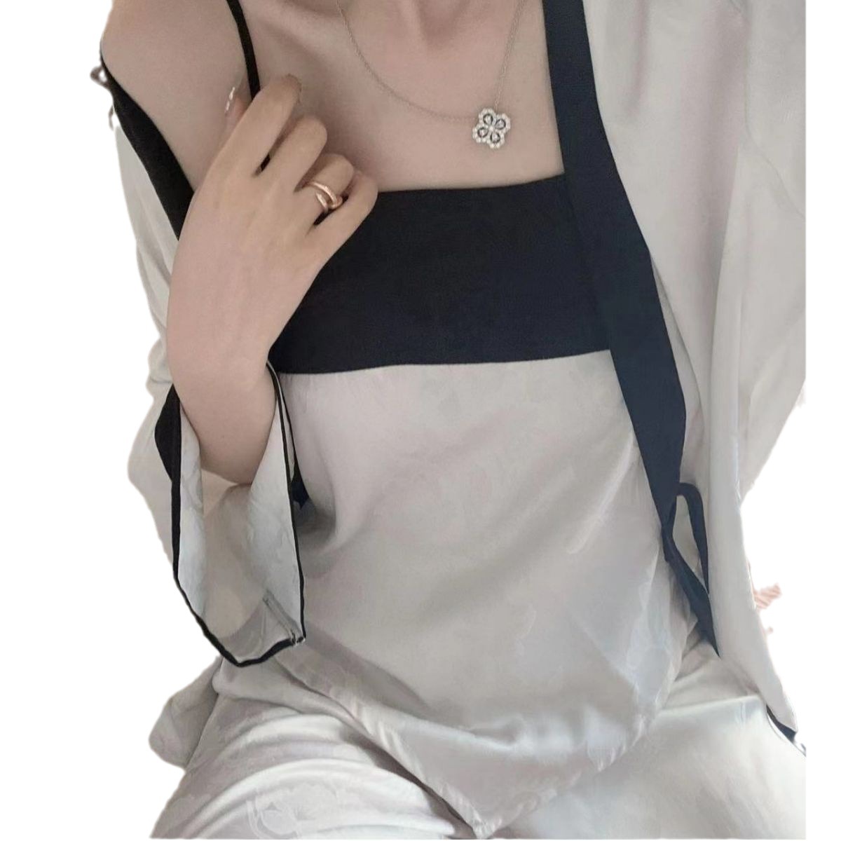 家居服/睡衣/睡衣冬季/丝绸/家居服女长袖韩版细节图