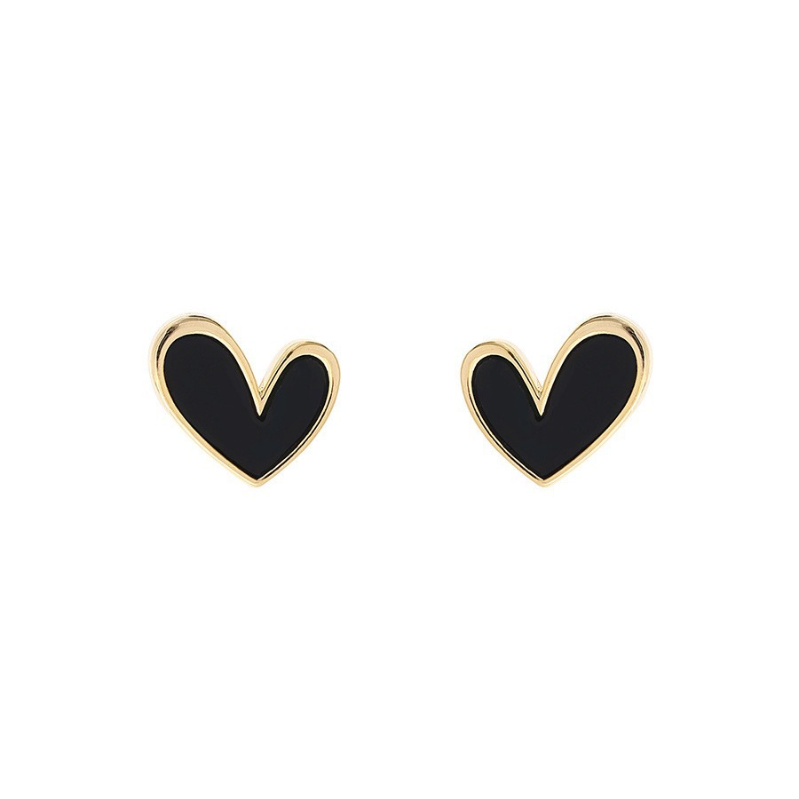 New fashionable and light luxury heart-shaped ear studs, gentle and elegant for women, high-end ear accessories, versatile for commuting, wholesale of ear needle accessories Item Picture