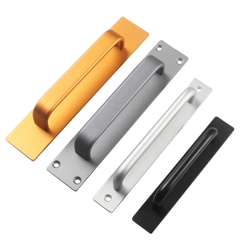 Sliding door handle, exposed door handle without drilling, glass door sliding door handle, sliding door and window drawer handle Item Picture
