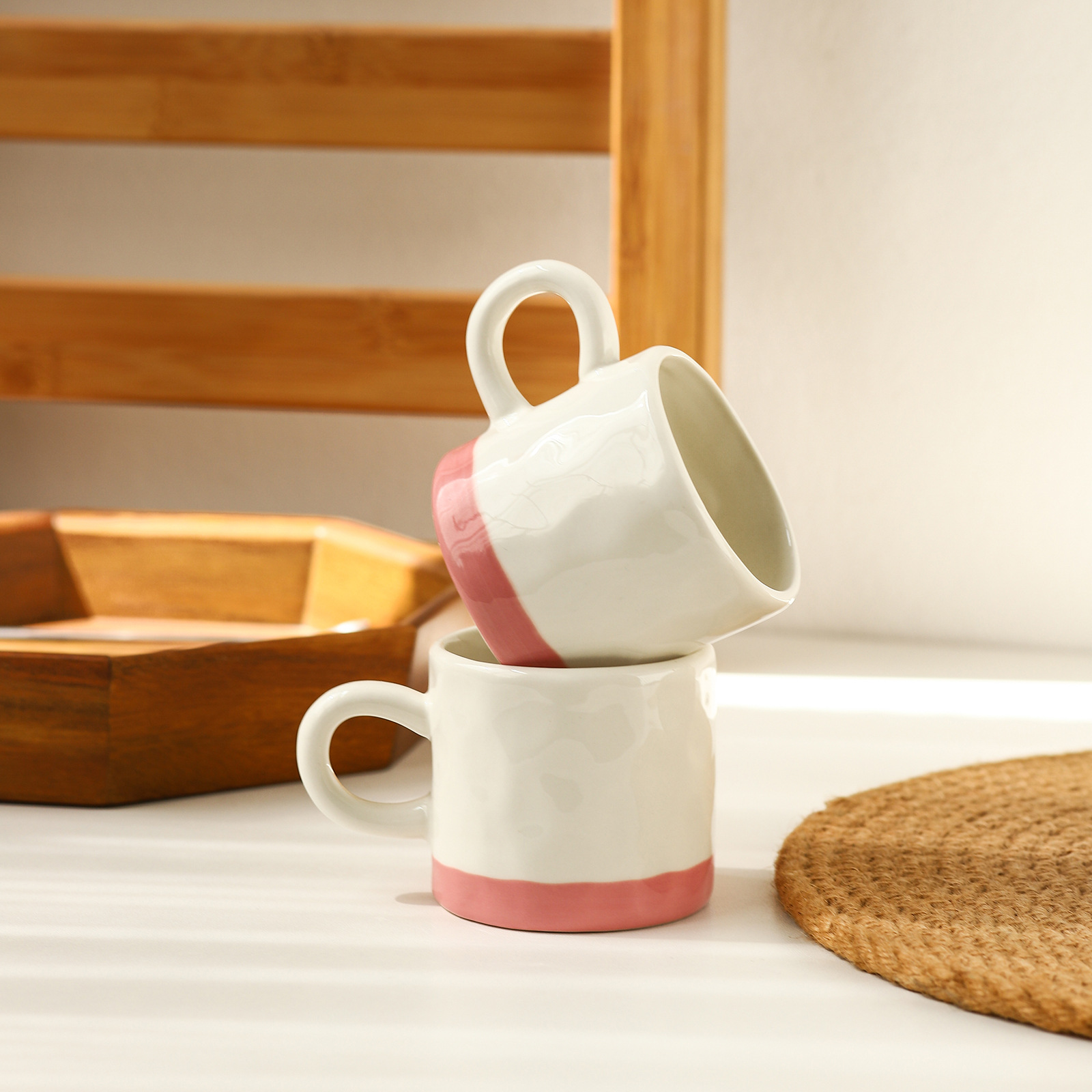 High-quality household teapots and cups, cartoon cute water bottle sets, creative duck ceramic water sets Specification image
