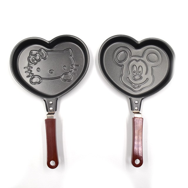 cartoonegg'span Cartoon mini Frying pan, animal heart egg frying pan, non-stick pan, 18cm details Picture