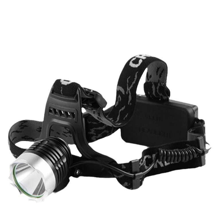 Fabricante al por mayor 10W de alta potencia batería de litio recargable luz de cabeza fuerte iluminación al aire libre headwear waterproof headlight Item Picture