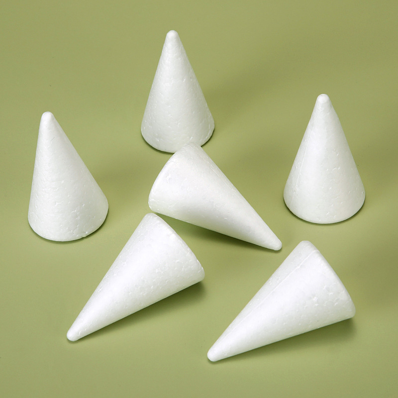 New DIY conical foam ball light clay accessories Christmas tree decoration material macaron tower model Specification image