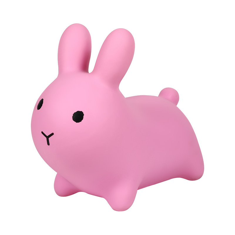 Wholesale of thickened pvc explosion-proof inflatable animal toys for children's jumping horses, kindergarten jumping rabbits details Picture