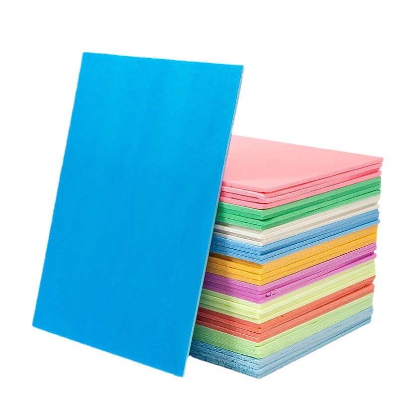 A4 blow-molded board, thickened color blow-molded paper, children's diy handmade decorative painting, graffiti painting, art drawing materials Item Picture