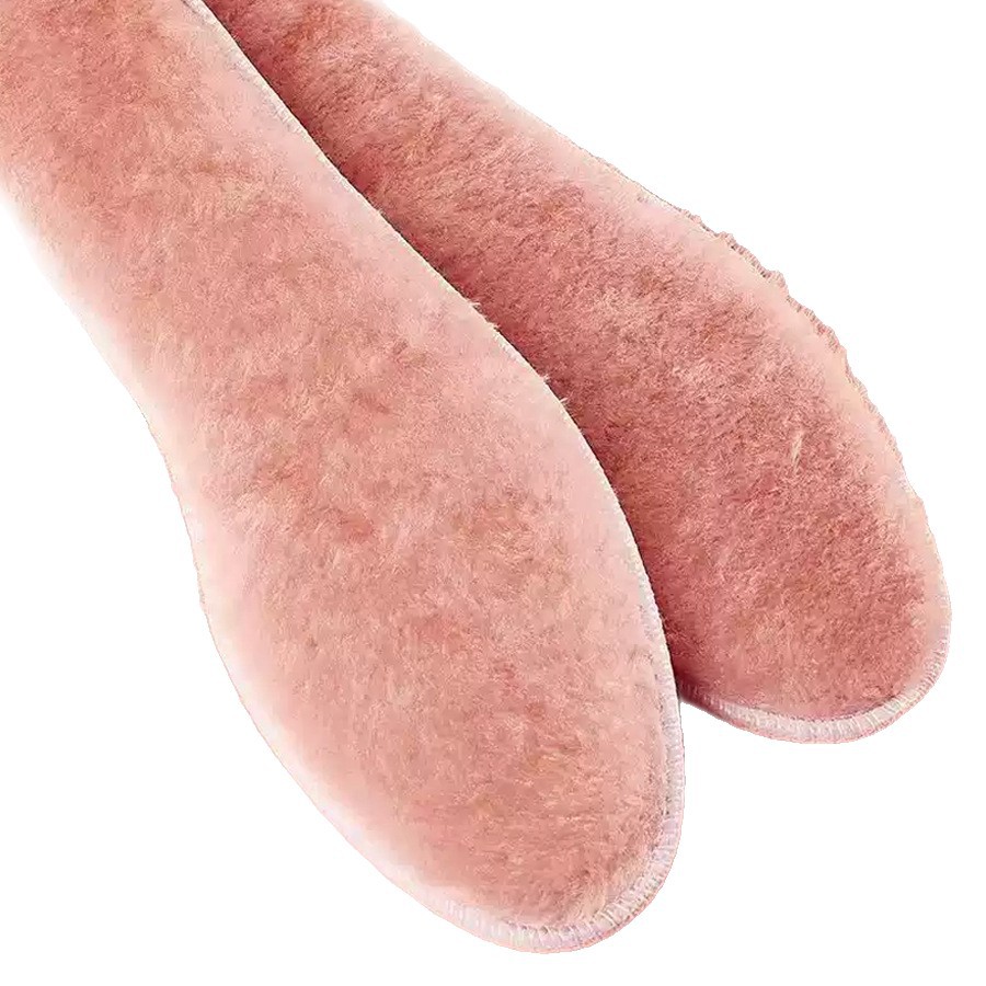 厂家批发冬季保暖鞋垫加厚加绒透气吸汗柔软舒适男女跨境代发白底实物图