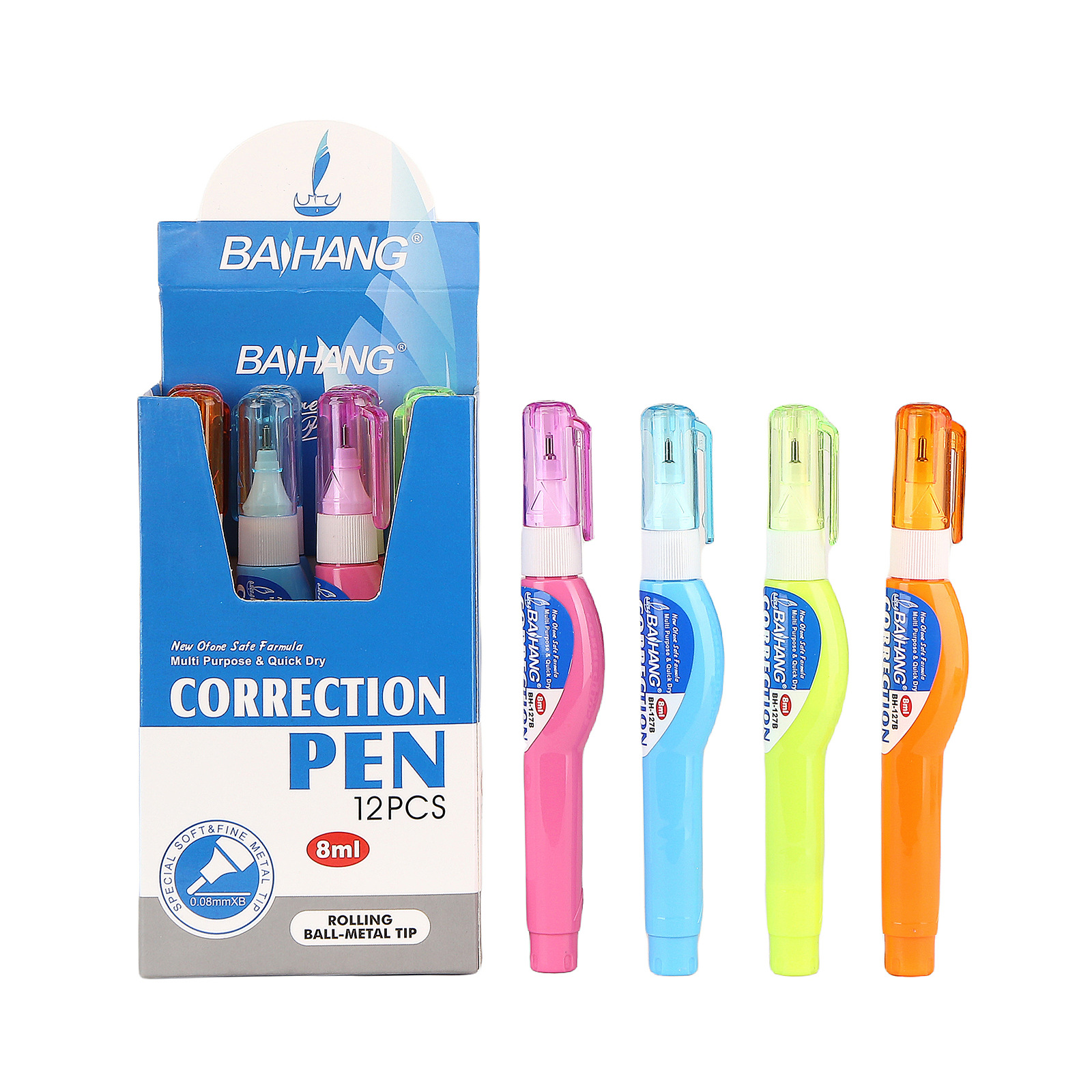 Baihang BH-127 Color Bottle Correction Fluid, Learning and Office Stationery, Correction fluid, Business and Office Supplies wholesale details Picture