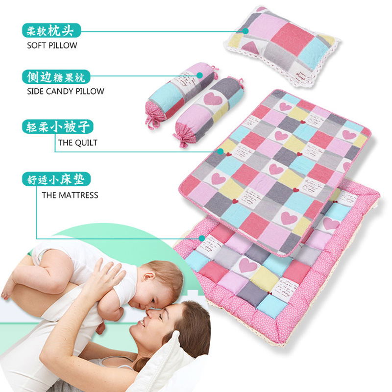 Baby bedding and mattress manufacturer, skin-friendly and soft crawling MATS, pillows, quilts, mattress sets, direct wholesale for children's rooms Application Scenario