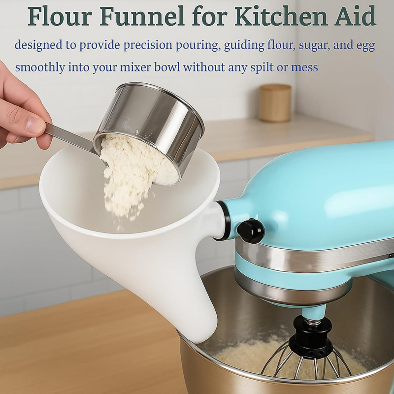 The cross-border new product is suitable for the Artisan Ksm150 vertical mixer flour funnel details Picture