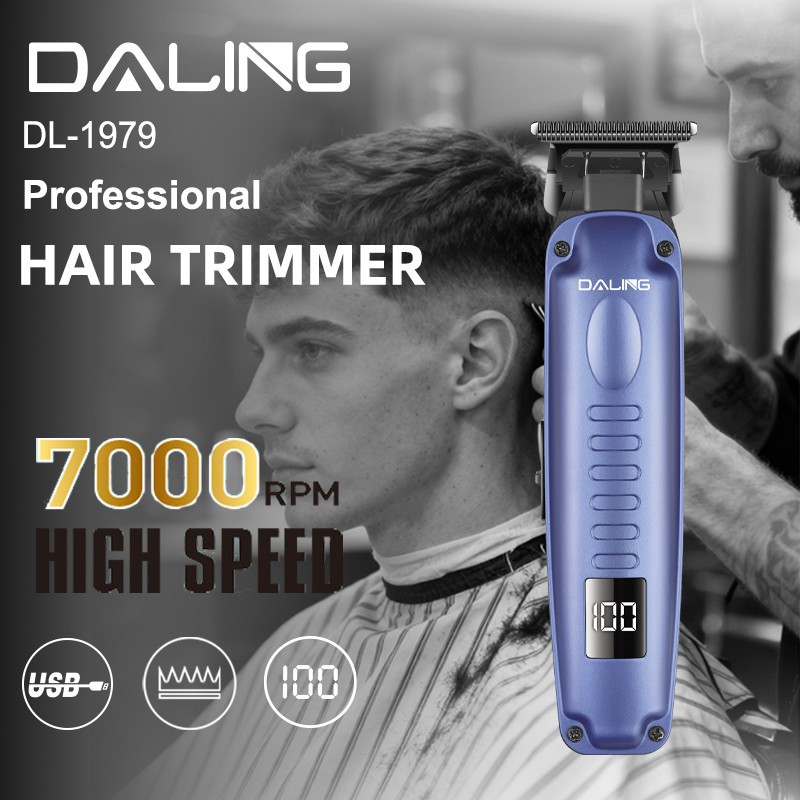 DALING darling 1979 nuevo cortador de pelo eléctrico USB pantalla digital para el hogar empuje eléctrico corte corte corte de pelo especial