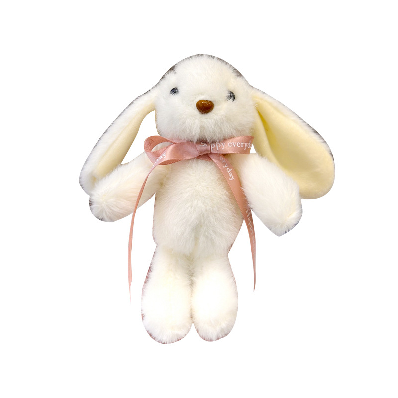 Long-eared rabbit cute pendant dolls, toys, small dolls wholesale, plush hanging ornaments, claw machines, keychains, mini gifts Item Picture