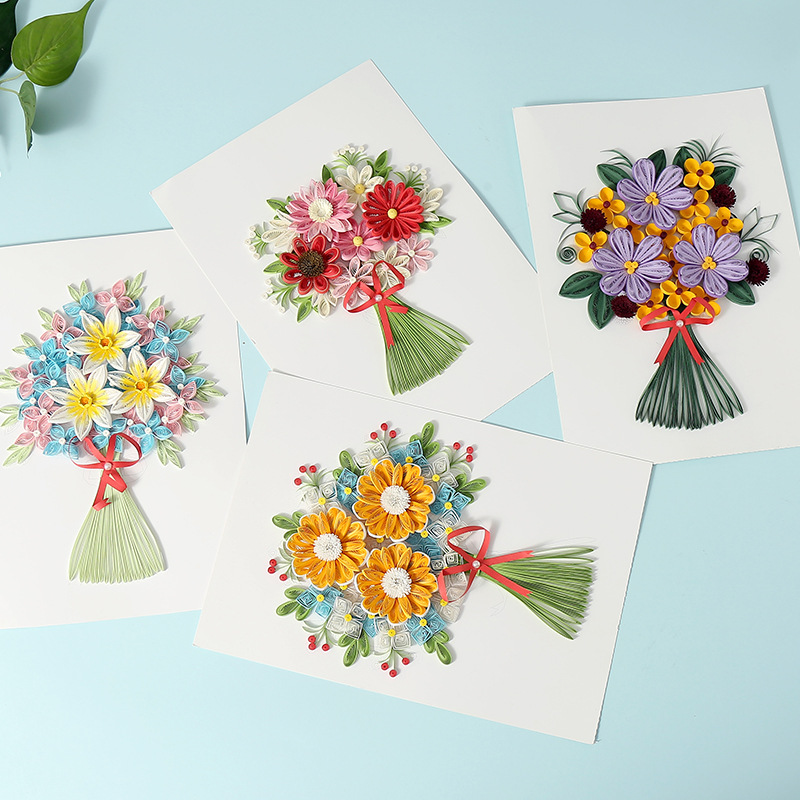 A4衍纸线稿图衍纸画图纸 衍纸图纸 硬卡纸 厚卡纸 衍纸画底稿