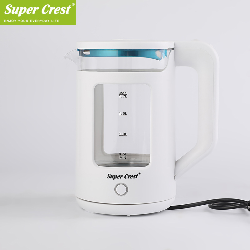 Super Crest 外贸跨境欧规家用电热水壶 大容量烧水壶电水壶加热