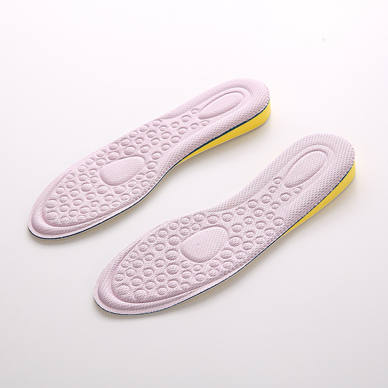 Factory direct sales EVA inner height-increasing insoles, soft soles, comfortable, full insoles for both men and women, breathable, invisible, full-foot height-increasing insoles Specification drawing