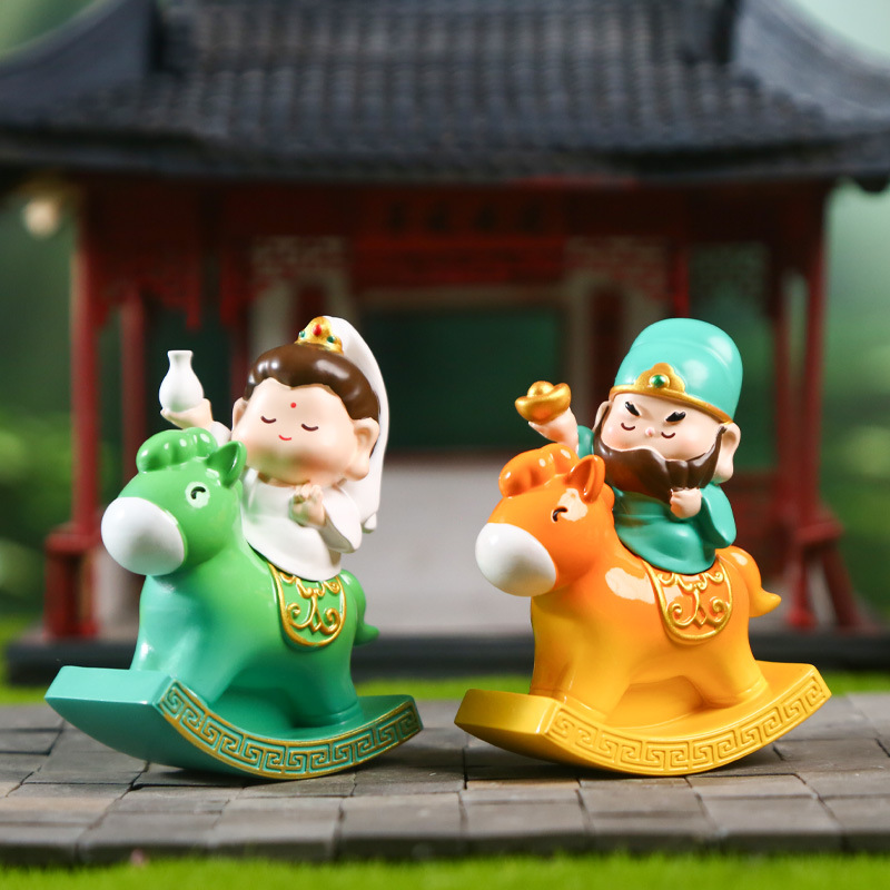 Yunjian Xianma Du Blind Box, trendy tabletop resin decorative figurines, toys, gifts, cute and fun decorative blind boxes details Picture