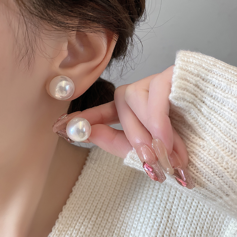 Jennie同款珍珠耳钉2025年新款潮通勤百搭耳环女韩国气质网红耳饰