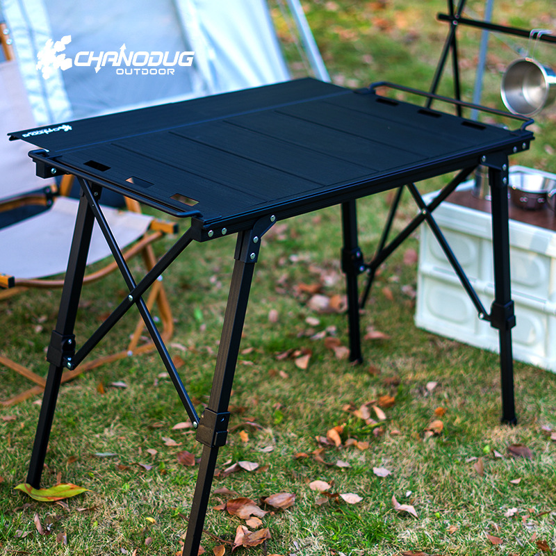 野营折叠桌椅实物图