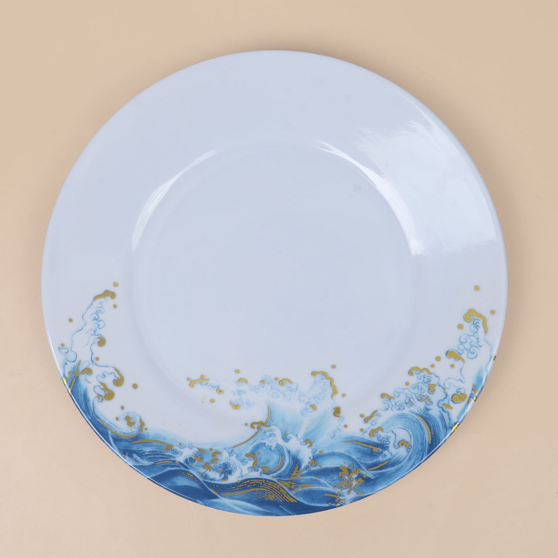 New melamine plates for foreign trade, commercial catering pasta plates, Western pasta plates, home dining plates, high-end round plates, flat plates Application Scenario