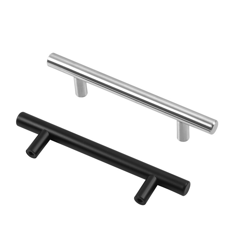Stainless steel handle, cabinet and wardrobe door handle, Italian simple drawer small handle, single-hole handle, cabinet door handle details Picture