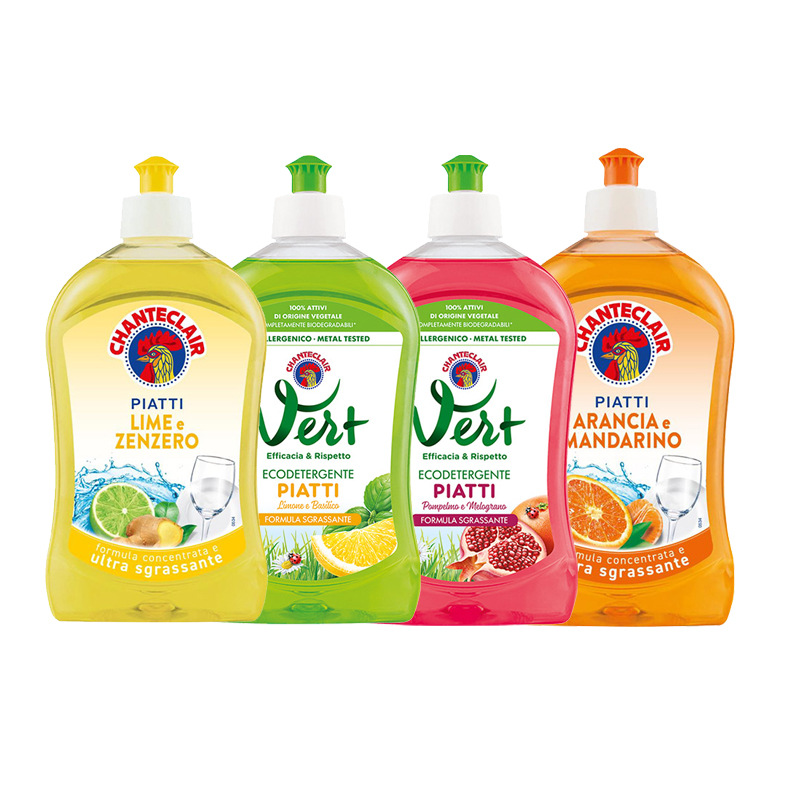 Italian Grand Rooster Head Dishwashing liquid, kitchen Cleaner, 500ml Degreasing detergent, concentrated household tableware Item Picture