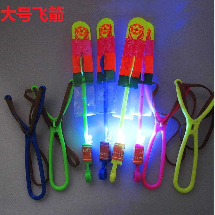 Wholesale factory direct sales of large slingshot arrows with blue lights, flying celestial fairies, double flash arrows