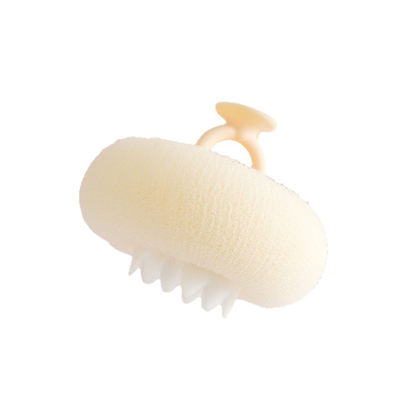 Sunflower bath ball, dual-purpose for scrubbing, bath ball, sponge sponge, suction cup bath ball, high-end and won't fall apart Item Picture