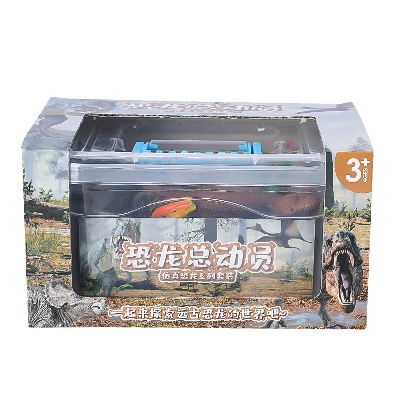 潮流玩具/恐龙蛋/新凯纳动物模型/玩具恐龙/变形金钢玩具白底实物图