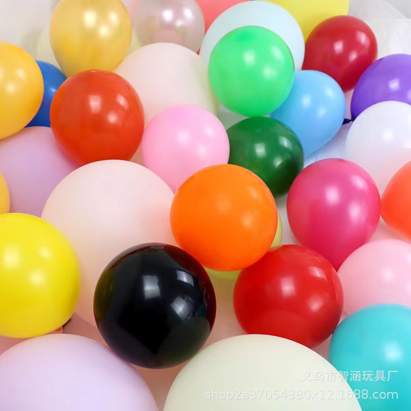 2.8-gram 12-inch thickened balloon birthday party matte latex balloon Wedding decoration scene wedding arrangement Application Scenario