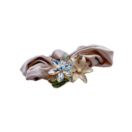 Fansi's new bowknot women's style original design oil painting process thick sausage ring simple and elegant back head sausage ring Item Picture