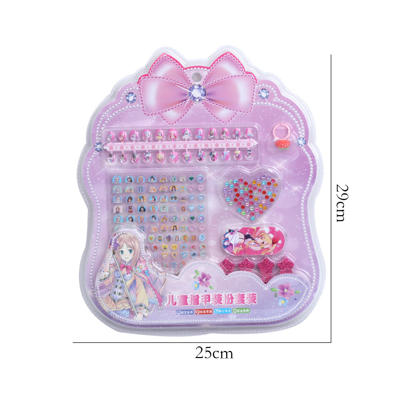 互动玩具套装玩具盒时尚美甲套装女孩子玩具过家家玩具批发厂家直销细节图