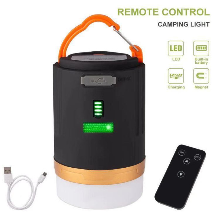 Cross-border portable tent light USB charging battery display camping night lighting, outdoor camping Item Picture